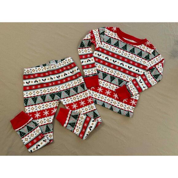 Toddler Kids‎ Carters Christmas Holiday Pajama Set Size 3T Girl Boy - Picture 1 of 5
